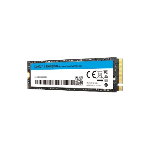 Lexar NM610PRO 1 To — SSD NVMe M.2 2280 PCIe Gen 3x4