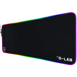 The G-Lab Pad Rubidium — Tapis de Souris Gaming RGB XXL / 800 × 300 mm / Noir
