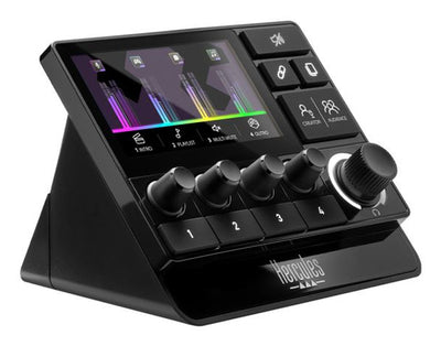 Hercules Stream 200 XLR — Contrôleur Audio Professionnel avec Carte Son Intégrée pour Streaming