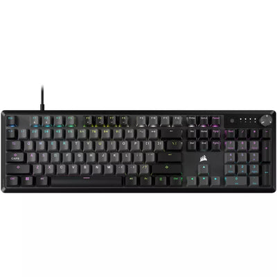 Corsair K70 CORE RGB — Clavier Gaming Mécanique Filaire / Gris Acier / Switches Corsair MLX Red v2
