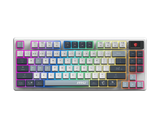 MSI FORGE GK600 TKL Wireless Sky — Clavier Gaming Mécanique Sans Fil / Coloris Sky / Écran Intégré