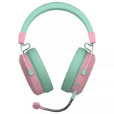 Cooler Master CH351 Macaron — Casque Gaming Sans Fil 3D Surround / Rose & Vert
