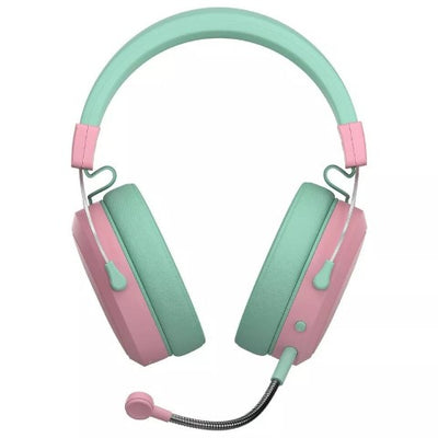 Cooler Master CH351 Macaron — Casque Gaming Sans Fil 3D Surround / Rose & Vert