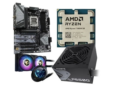 Bundle Gigabyte B650M GAMING + AMD Ryzen 5 7500F + Gigabyte WaterForce X 240 + Gigabyte P650G — Kit Upgrade Gaming AM5 Complet