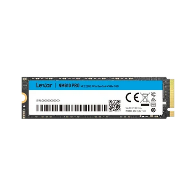 Lexar NM610PRO 1 To — SSD NVMe M.2 2280 PCIe Gen 3x4